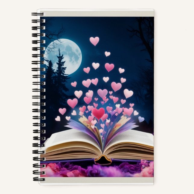 Whimsical Storybook Spiral Notebook - Aesthetic  (Front)