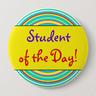 Whimsical "Student of the Day!" Button