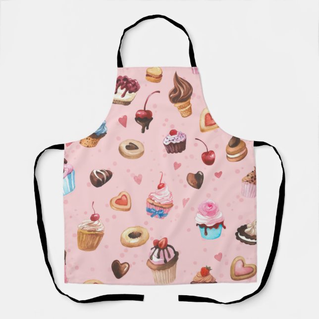 Whimsical Summer Sweets Apron (Front)