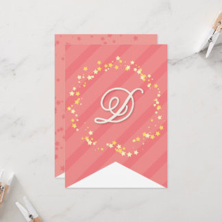 Whimsical Sweet Fairy Princess Girl Birthday Party Card