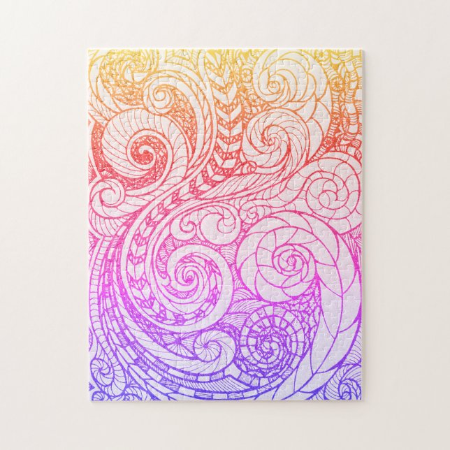Whimsical Swirl Jigsaw Puzzle (Vertical)