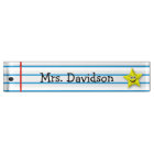 Whimsical Teacher's Custom Desk Nameplate