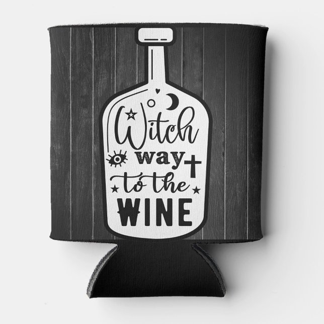 Whimsical Text Can Cooler (A decorative wine can cooler with whimsical text!)