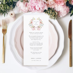 Whimsical Thank You Welcome and Thanks Place Cards