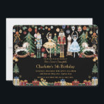 Whimsical The Nutcracker Christmas Ballet Birthday Invitation<br><div class="desc">Personalise this whimsical the Nutcracker themed birthday invitation easily and quickly. Simply click the Edit Using Design Tools button to edit the texts, change fonts and fonts colours. Featuring characters from the Nutcracker and Christmas decorations in vibrant colour tones. Matching items available in store. All text is editable! Great for...</div>