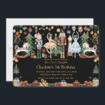 Whimsical The Nutcracker Christmas Ballet Birthday Invitation<br><div class="desc">Personalise this whimsical the Nutcracker themed birthday invitation easily and quickly. Simply click the Edit Using Design Tools button to edit the texts, change fonts and fonts colours. Featuring characters from the Nutcracker and Christmas decorations in vibrant colour tones. Matching items available in store. All text is editable! Great for...</div>