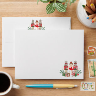 Whimsical The Nutcracker Christmas Ballet Envelope
