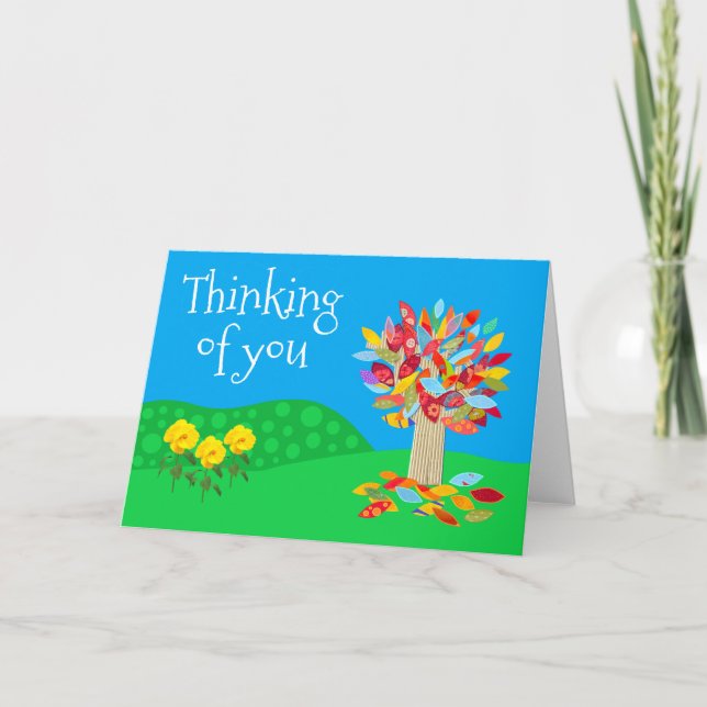 Whimsical Thinking of You card by Jo Images (Front)