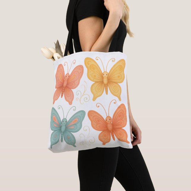 Whimsical Tote Bag (Close Up)