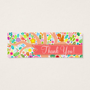 Whimsical Tree - Baby Shower "Thank You" Tags