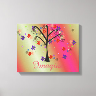 Whimsical Tree Canvas Print