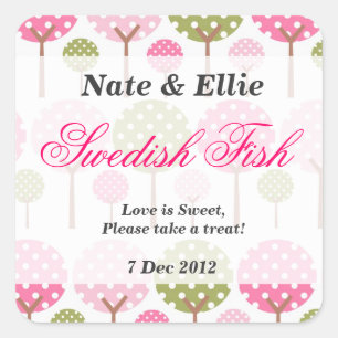 Whimsical Tree Dessert table Sticker