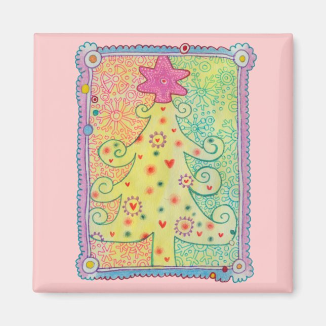 Whimsical Tree Magnet (Front)