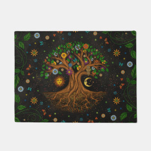 Whimsical Tree of Life - Yggdrasil Doormat