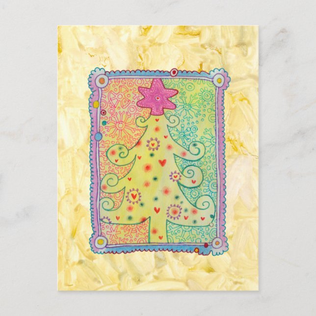 Whimsical Tree Postcard (Front)
