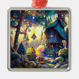 Whimsical Treehouse Ornament