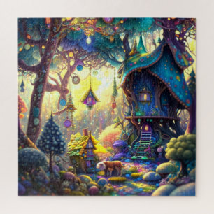 Whimsical Treehouse Puzzle
