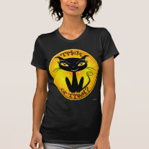 Whimsical Trick or Treat? Cat with stars