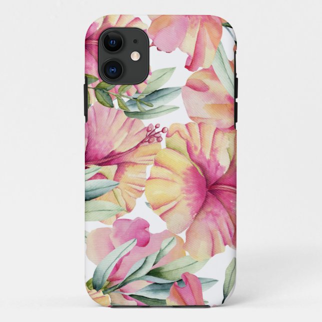 Whimsical Tropical Art Case-Mate iPhone Case (Back)