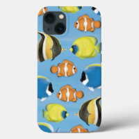 Whimsical Tropical Ocean Fish Sean Nature
