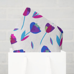 Whimsical Tulips Gift Tissue Paper