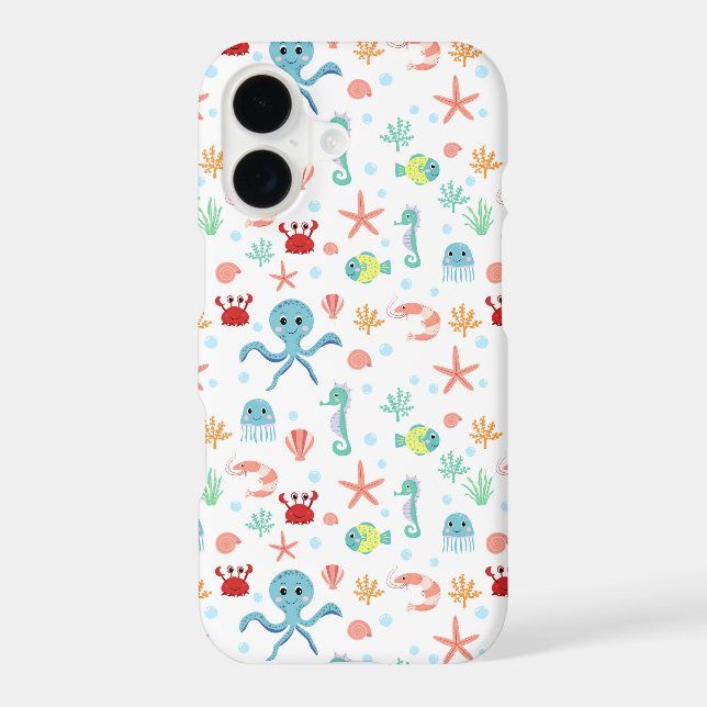 Whimsical Underwater Sea Creatures (Back)