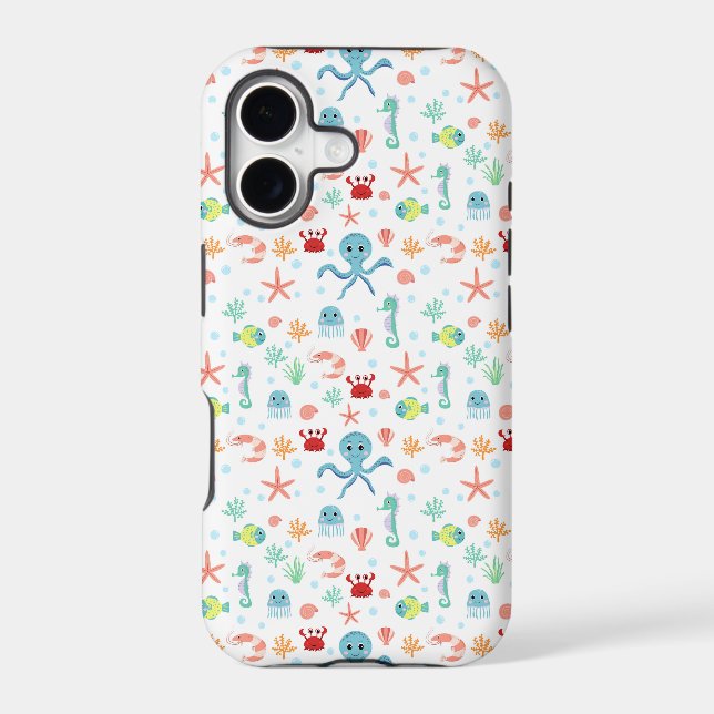 Whimsical Underwater Sea Creatures (Back)