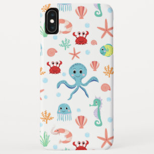Whimsical Underwater Sea Creatures iPhone XS Max Case