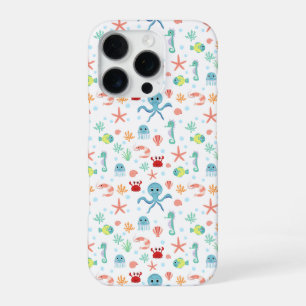 Whimsical Underwater Sea Creatures iPhone 16 Pro Case