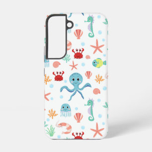 Whimsical Underwater Sea Creatures Samsung Galaxy Case