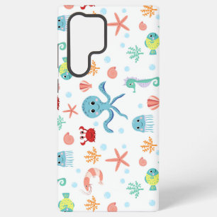 Whimsical Underwater Sea Creatures Samsung Galaxy Case