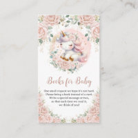Whimsical Unicorn Blush Pink Floral Books for Baby