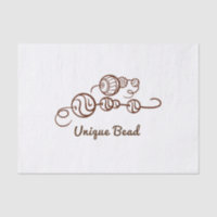 Whimsical Unique Beads on a String Bead Minimal
