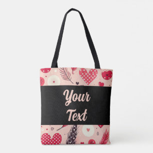 Whimsical Valentine's Love Garden Tote Bag