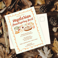 Whimsical VEGETARIAN Thanksgiving Friendsgiving