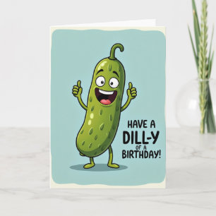 Whimsical Veggie Birthday Card