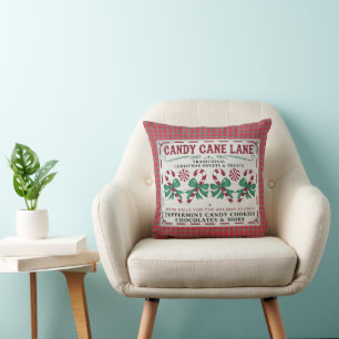 Whimsical Vintage Christmas Cushion