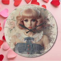 Whimsical Vintage Dollcore Girl 