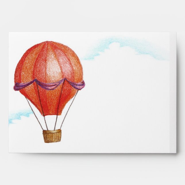 Whimsical Vintage Hot Air Balloon Envelopes (Front)