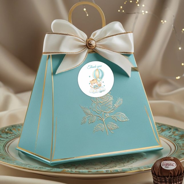 Whimsical Watercolor baby tiger Thank You Sticker (Creator Uploaded)