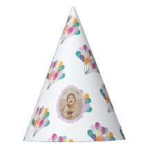 Whimsical Watercolor Balloons | Custom Photo Party