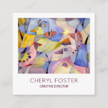 Whimsical Watercolor Birds