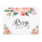 Whimsical Watercolor Floral RSVP Reply Card