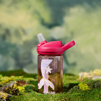 Whimsical Watercolor Glitter Mermaid Tail Water Bottle