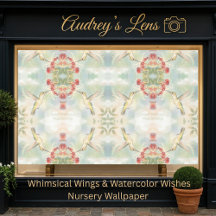 Whimsical Watercolor Hummingbird & Floral 