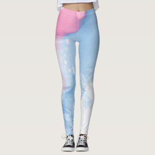 Whimsical Watercolor Wildflower Pattern Women's Le Leggings