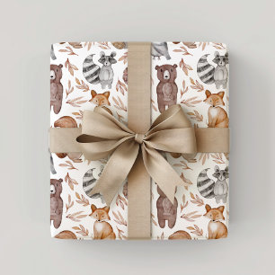 Whimsical Watercolor Woodland Animals  Tissue Paper