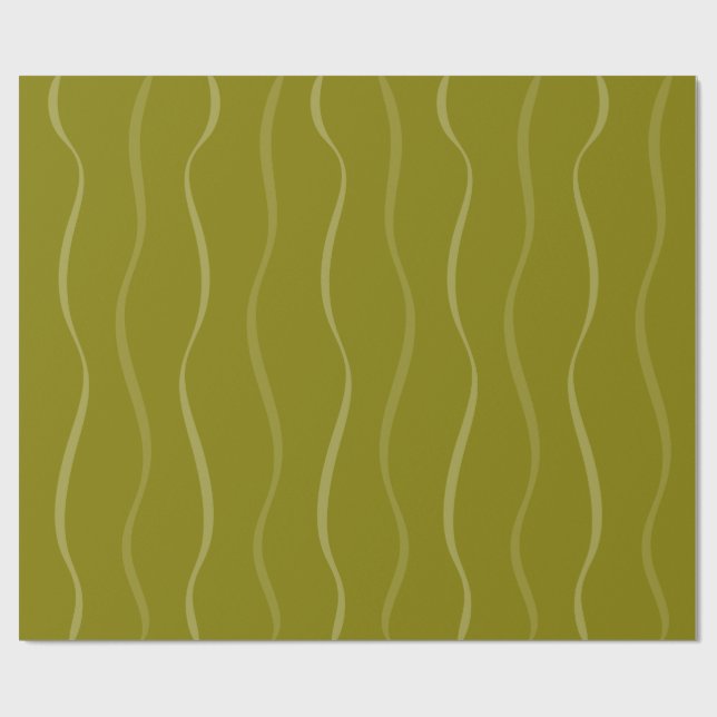 Whimsical Waves Wrapping Paper (Flat)
