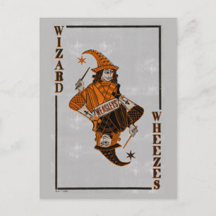 Whimsical Weasleys' Wizard Wheezes Postcard