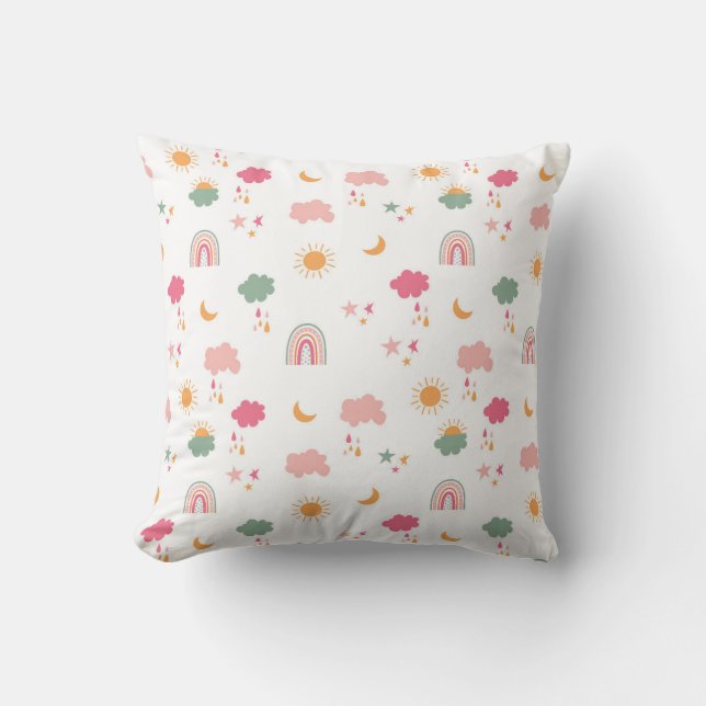 Whimsical Weather Delight Cushion (Front)